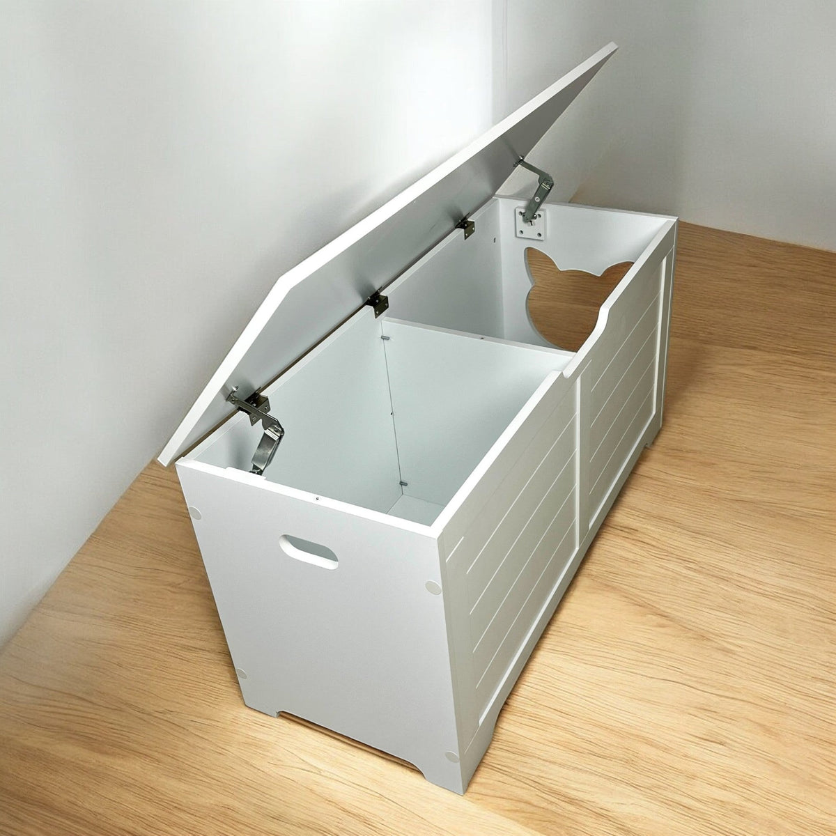Top-Entry Litter Box Enclosure, White