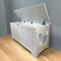 Top-Entry Litter Box Enclosure, White