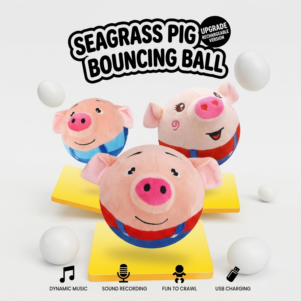 Jumping Pig Toy Ball
