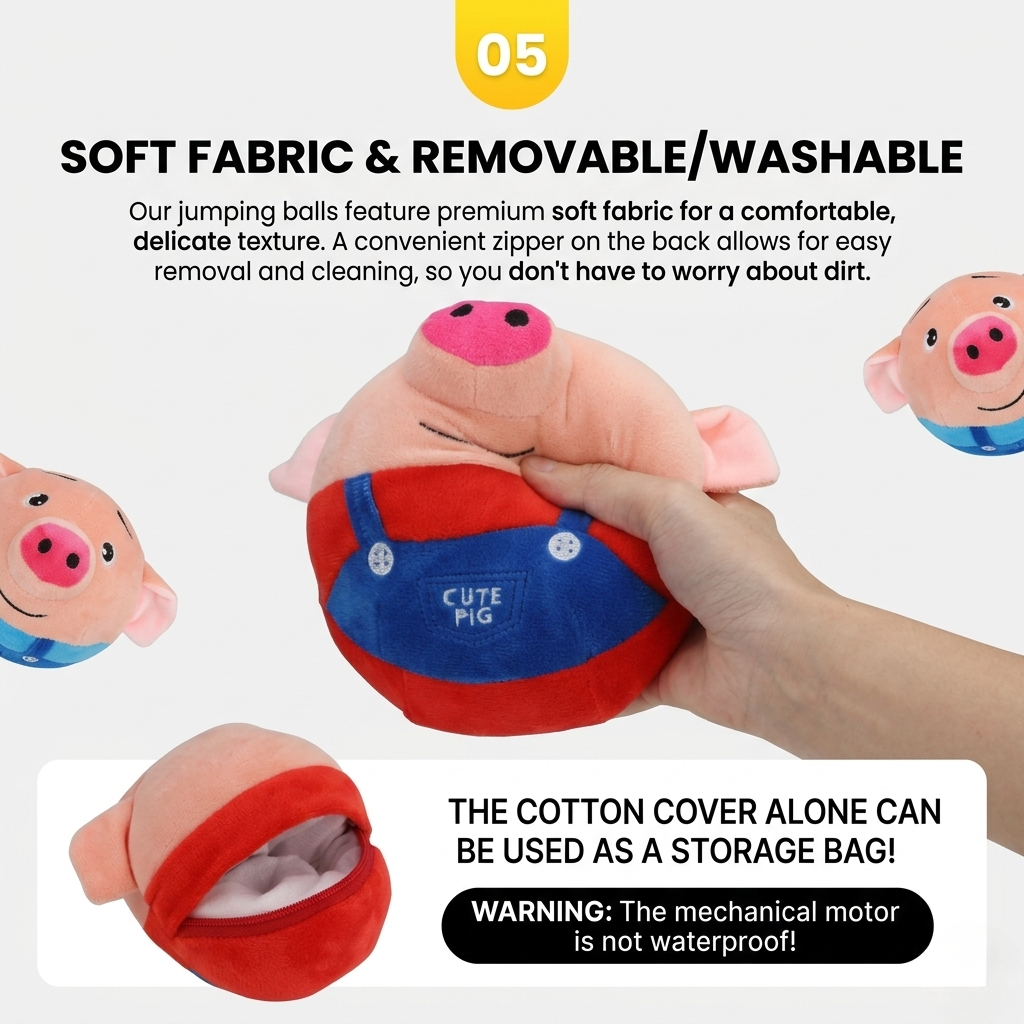 Jumping Pig Toy Ball