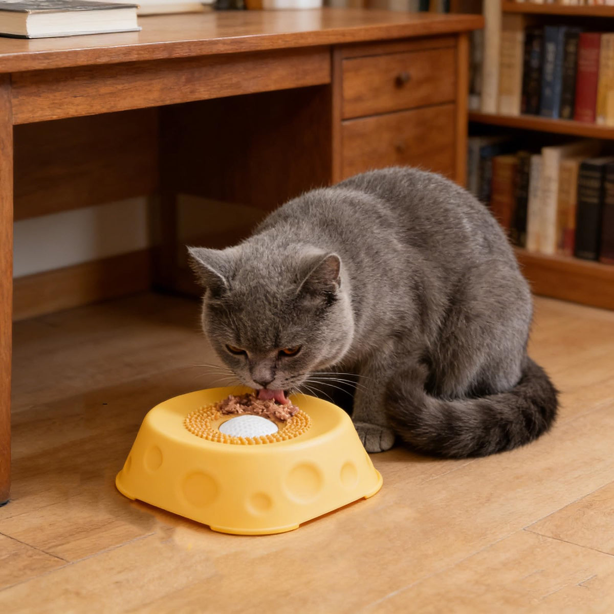 Rolling Ball Lick Bowl
