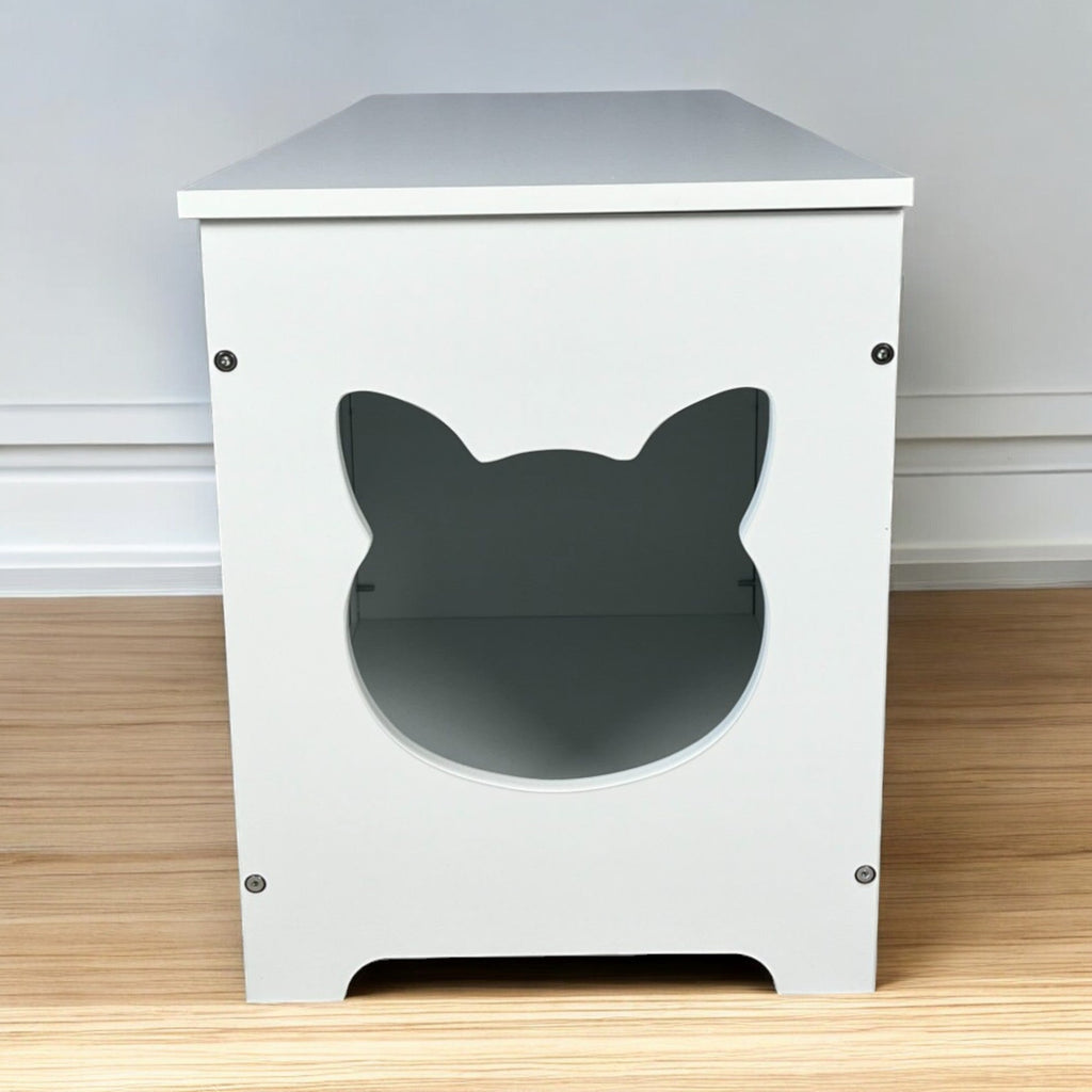 Top-Entry Litter Box Enclosure, White