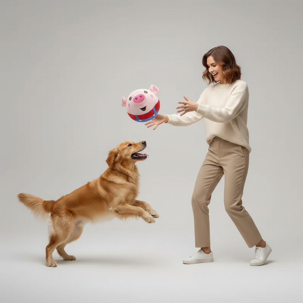 Jumping Pig Toy Ball