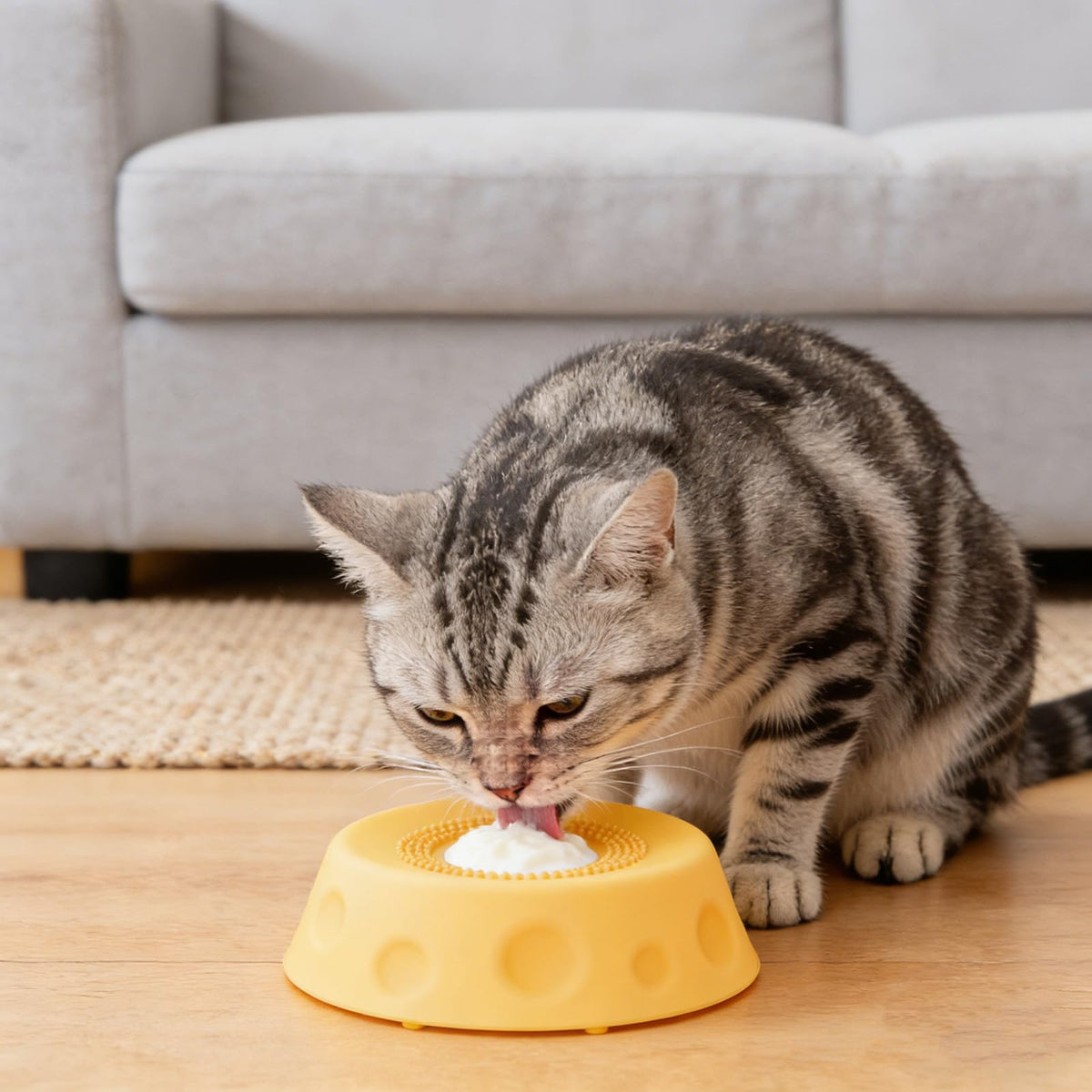 Rolling Ball Lick Bowl