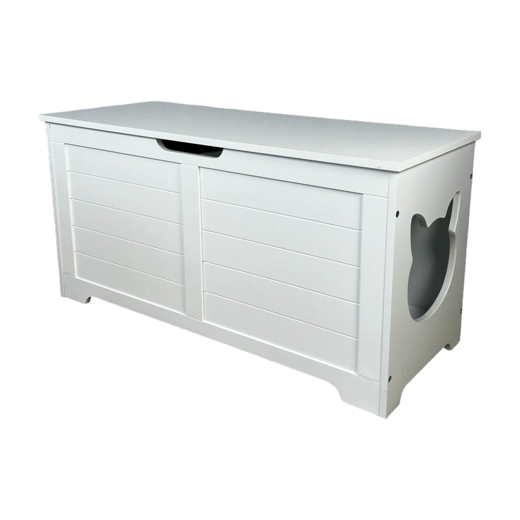 Top-Entry Litter Box Enclosure, White