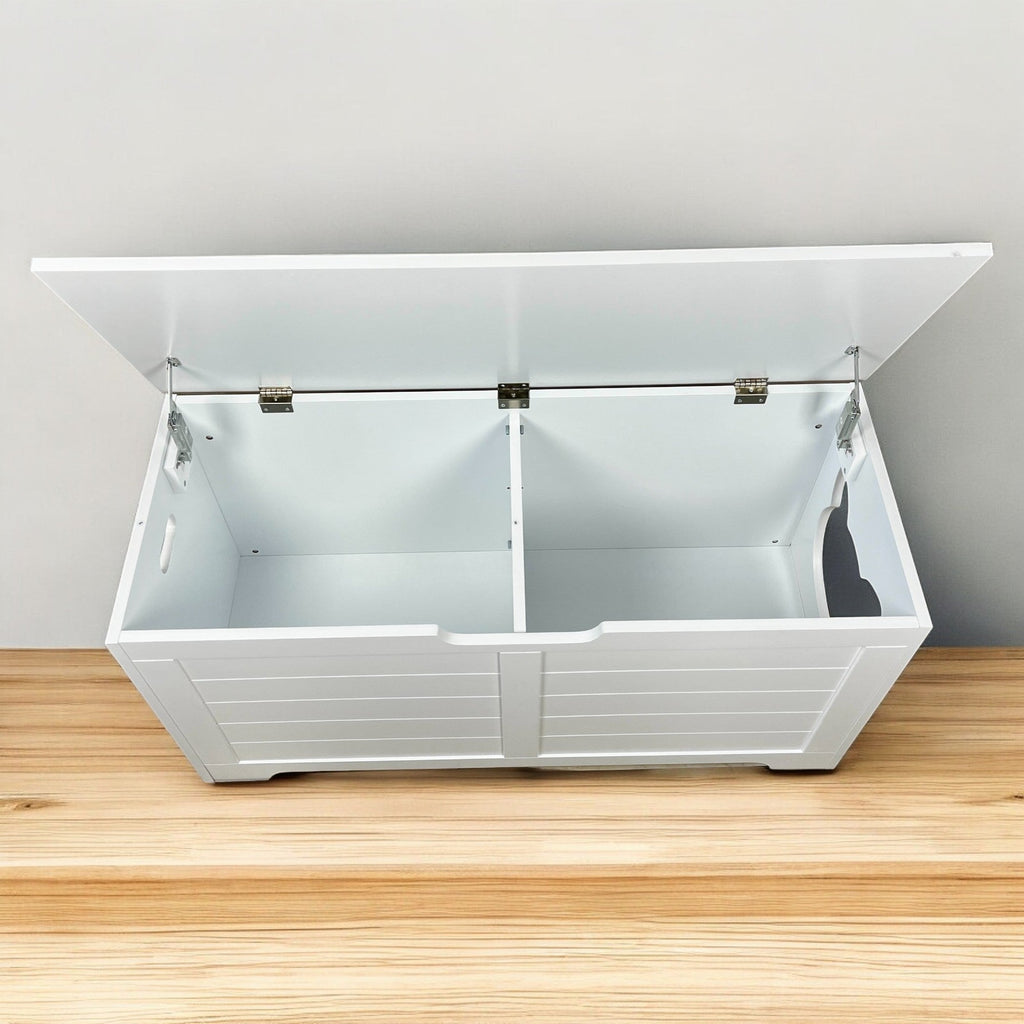 Top-Entry Litter Box Enclosure, White