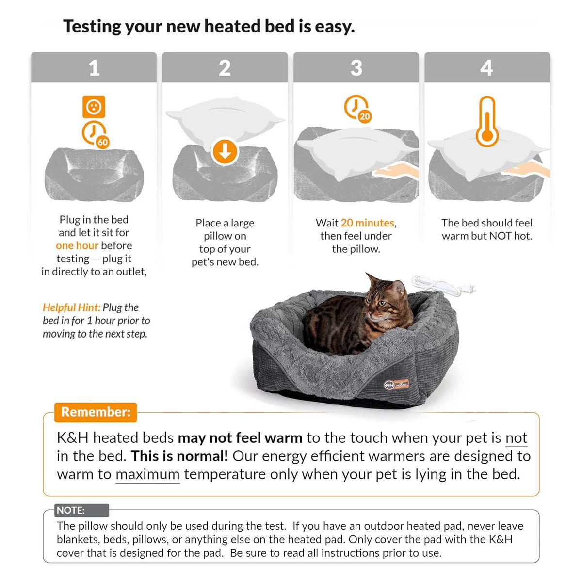 Heated Lounge Sleeper Bed