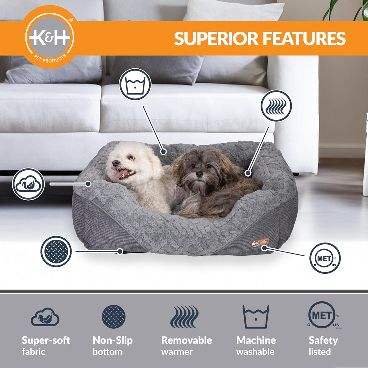 Heated Lounge Sleeper Bed
