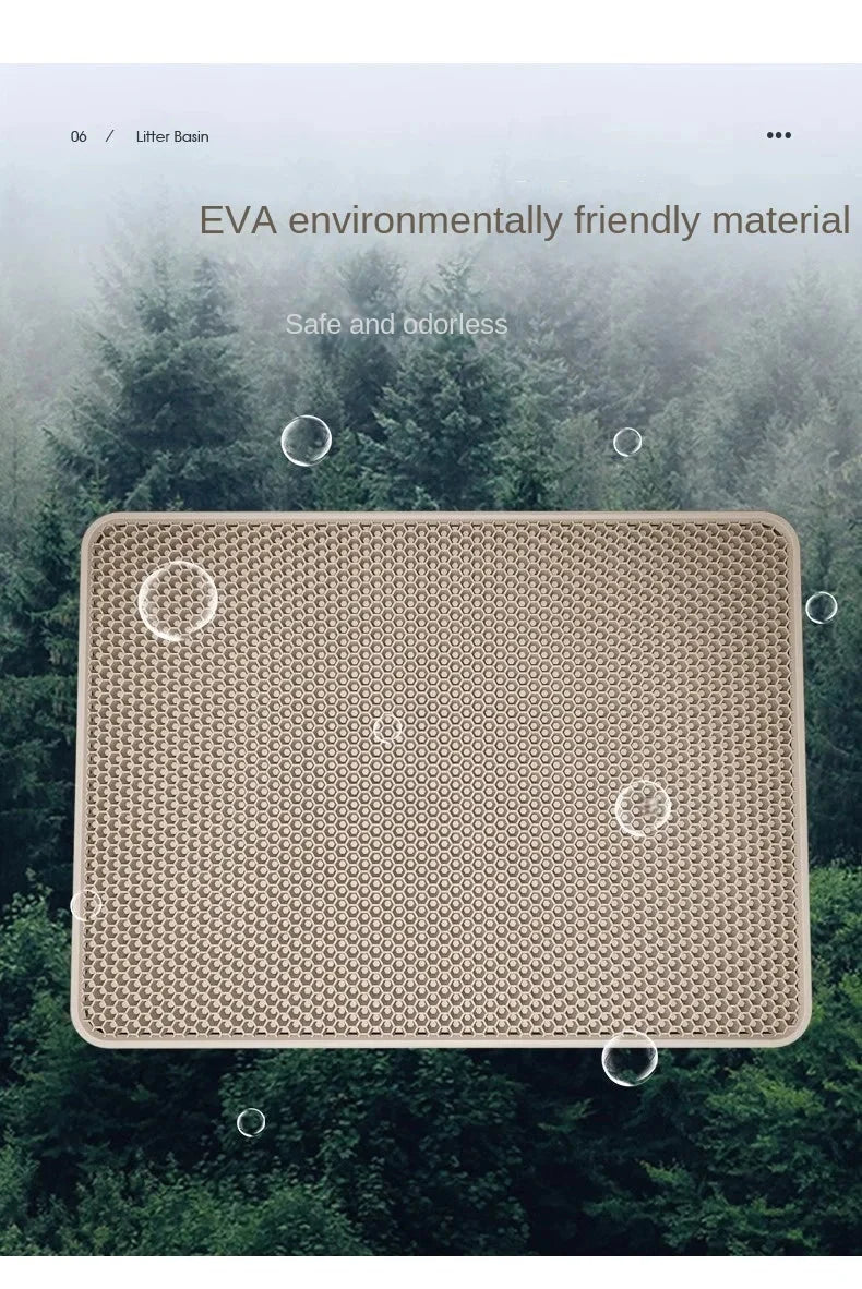 Mini Honeycomb Litter Mat, 12 x 12 in