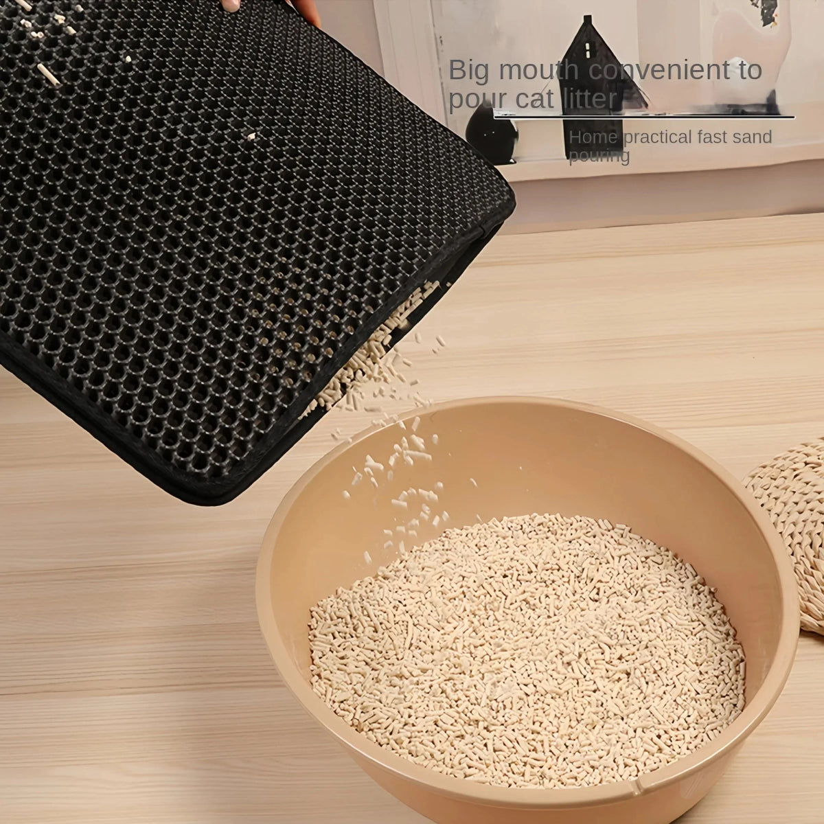 Mini Honeycomb Litter Mat, 12 x 12 in